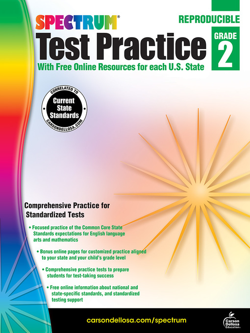 Title details for Spectrum Test Practice, Grade 2 by Spectrum - Available